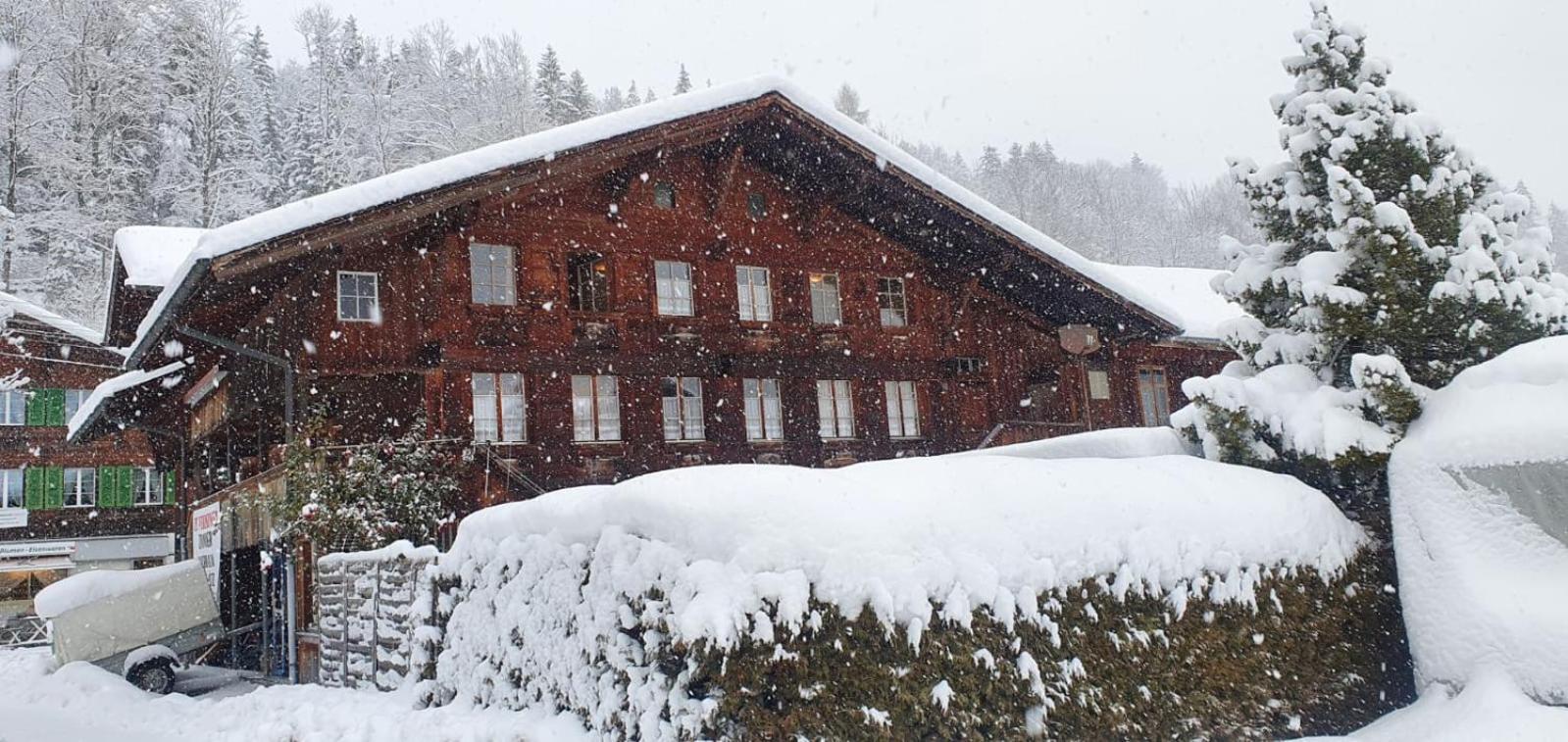 Ferienwohnung Haus Bergmann Boltigen Exterior foto